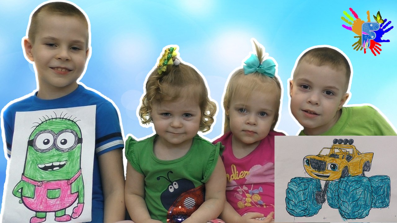 3 МАРКЕРА ЧЕЛЛЕНДЖ - ДВОЙНЯШКИ ВЫБИРАЮТ ФЛОМАСТЕРЫ! Веселый Challenge c детьми.