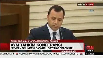 Anayasa Mahkemesi Başkanı: Türkiye&#39;den AİHM&#39;e başvurular, 47 ülkenin toplamından fazla