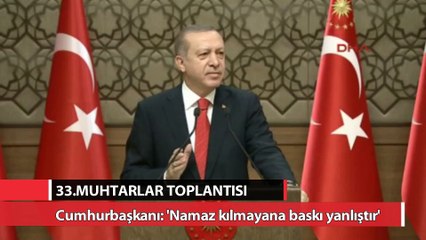 Cumhurbaşkanı Erdoğan: Herkesin aynı hayat biçimine sahip olma mecburiyeti yoktur!