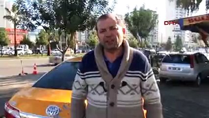 Taksiciye gözdağı kurşunu güvenlik kamerasında