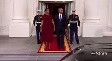 Barrack ve Michelle Obama, Trump'ı Beyaz Saray'da karşıladı