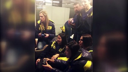 Fenerbahçeli şampiyonların PlayStation keyfi