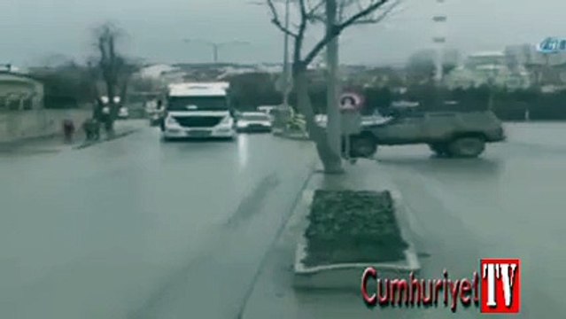 Ümraniye'de cipli trafik magandası kameraya böyle yansıdı!