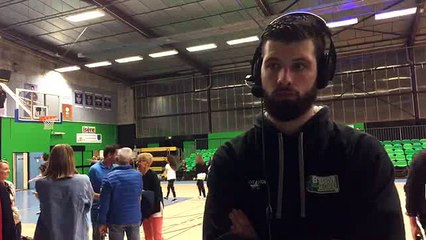 Réaction de Luca RAMOS après la défaite à Pont de Cheruy (89-80)