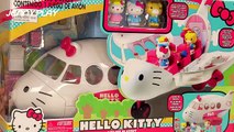 Jenny play 헬로키티 피규어 비행기 장난감 놀이 세트 Hello Kitty Airline playset