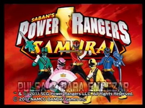 Power Rangers Wii (dos jugadores) Misión 6 power rangers samurai español