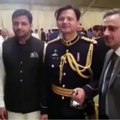 Ayesha Khan Walima Entry - Uqbah Malik in PakArmy Uniform at his Walima