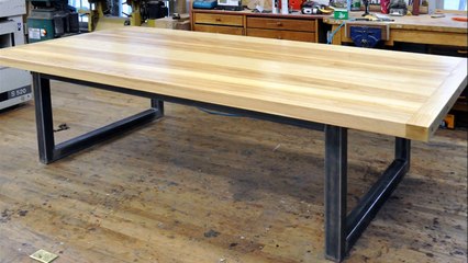 Metal Table Base for Glass Top Designs