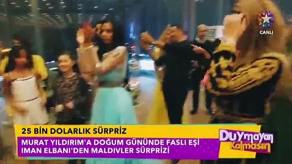 Murat Yıldırım'a İmane Elbani'den Tatil Sürprizi