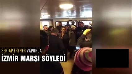 Sertab Erener vapurda İzmir Marşı'nı söylemişti