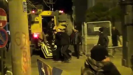 HDP&#39;li Ferhat Encü&#39;nün gözaltına alınma görüntüleri