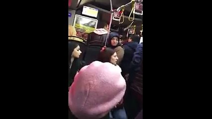 Belediye otobüsündeki kavgadan: Erdoğan&#39;a canım feda; Osmanlı gelecek, hepinizi kılıçtan geçirecek!