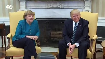 Descargar video: Trump, Merkel’in elini sıkmadı!