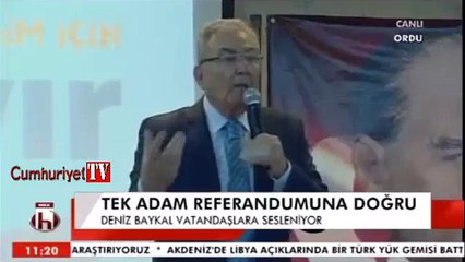 Deniz Baykal toplantısına katılan BBP'li Başkanı böyle alkışlattı