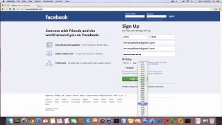 How to create a Facebook account | How to make a Facebook account | Sign Up