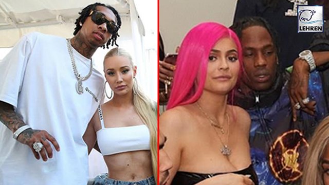 Kylie Jenner & Travis Scott Awkward Run-In With Tyga & Iggy Azalea At Coachella