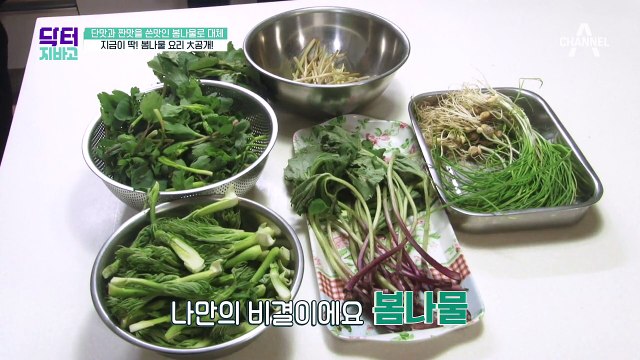 자연의 쓴맛으로 건강을 되찾다! 씹는 맛의 무, 그리고 봄의 보약 봄나물!