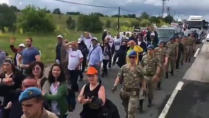 Adalet Yürüyüşü, 5&#39;inci gününde