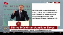 Cumhurbaşkanı Erdoğan'dan: Mızrakların ucuna Kur'an sayfalarının takıldığı günlere döndük