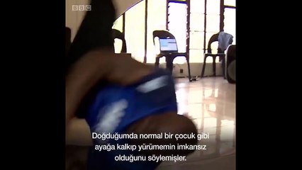 Koltuk değnekleri olmadan breakdance yapan Zimbabveli Blessin Fier