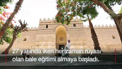 Başörtülü balerinin hedefi Paris&#39;te sahneye çıkmak