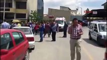 Ankara'da bir işyerinde patlamanın ardından yangın çıktı!