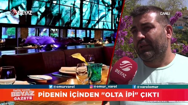 Pidenin içinden 'Olta İpi' çıktı