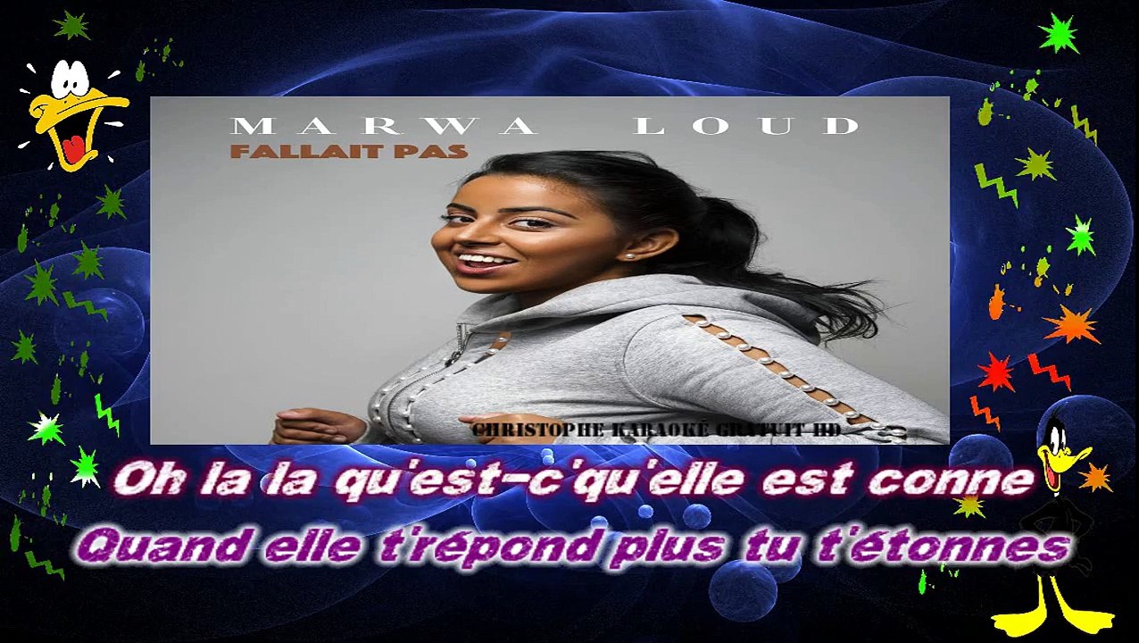 Marwa Loud - Fallait pas KARAOKE / INSTRUMENTAL