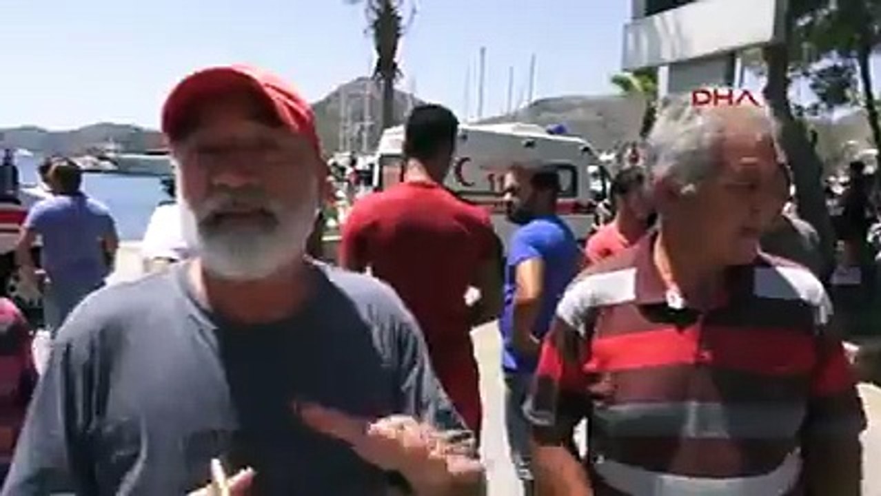 Marmaris Bozburun açıklarında motoryat kazası: 2 yaralı, 3 ölü