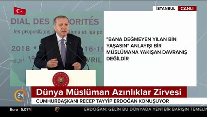 Cumhurbaşkanı Erdoğan: Hangi silahı kullanırsanız kullanın suç