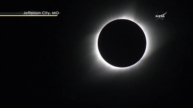 İşte NASA tarafından paylaşılan tam güneş tutulması anı