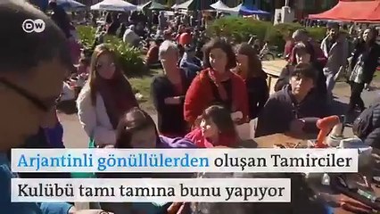 Arjantin'de ücret istemeyen tamirciler