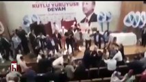 AKP'liler kongrede yumruk yumruğa birbirlerine girdi