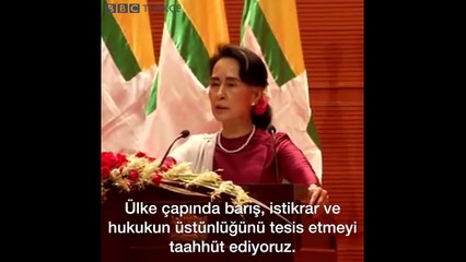 Myanmar lideri Aung San Suu Kyi: Arakanlı Müslümanların çoğu kaçmadı