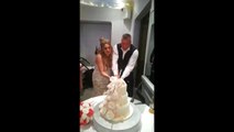 Düğün Pastasını Ninja Gibi Parçalayan Sarhoş Damat