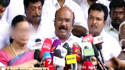 அமைச்சர் ஜெயக்குமார் ஆவேசம்- வீடியோ