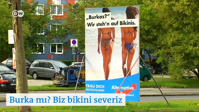 Almanya'da aşırı sağcılar 'İslam karşıtı' söylemlerine devam ediyor: Burka mı; biz bikini severiz