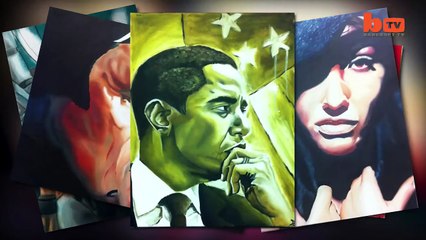 Elleri olmayan ressam...