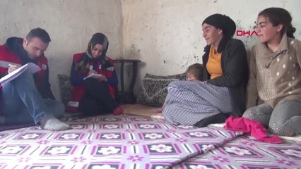 Hakkari-Derme Çatma Evde Korku İçinde Yaşayan Aileye Devlet Sahip Çıktı