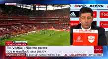 Vídeo: Rui Vitória explica substituição de Rafa