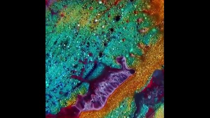 Yağlı boya ile yapılan büyülü sanat...