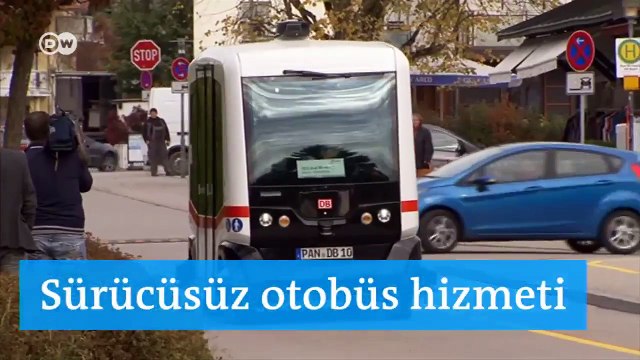 Almanya'da ilk sürücüsüz otobüs hizmete girdi