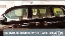 Kumanda ile renk değiştiren akıllı cam filmi