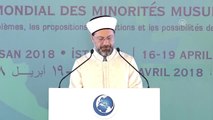 Dünya Müslüman Azınlıklar Zirvesi -Diyanet İşleri Başkanı Erbaş (3)
