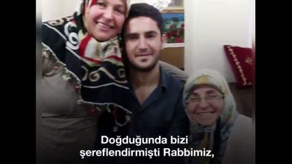 Oğlunun cenaze namazını kıldıran baba: Şehadetiyle bizi şereflendirdi