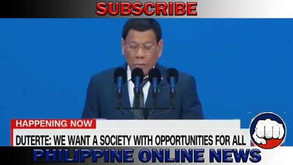 PRES. DUTERTE SPEECH AT THE BOAO FORUM FOR ASIA in Hainan, China