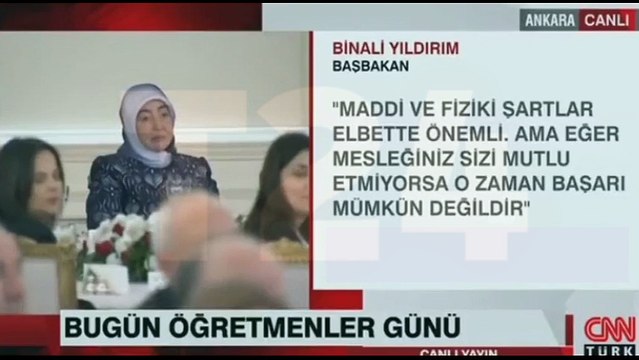 Başbakan Yıldırım, öğretmenlik anısını anlattı: Dersler boş kalsın o bir daha girmesin