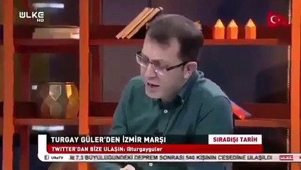 "9&#39;u 5 geçe &#39;hazır ol&#39;a geçemedim, durumum nedir?" demişti; Turgay Güler, canlı yayında İzmir Marşı okudu