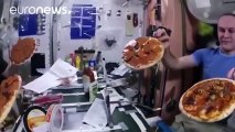 Astronotlar uzayda pizza yaptı