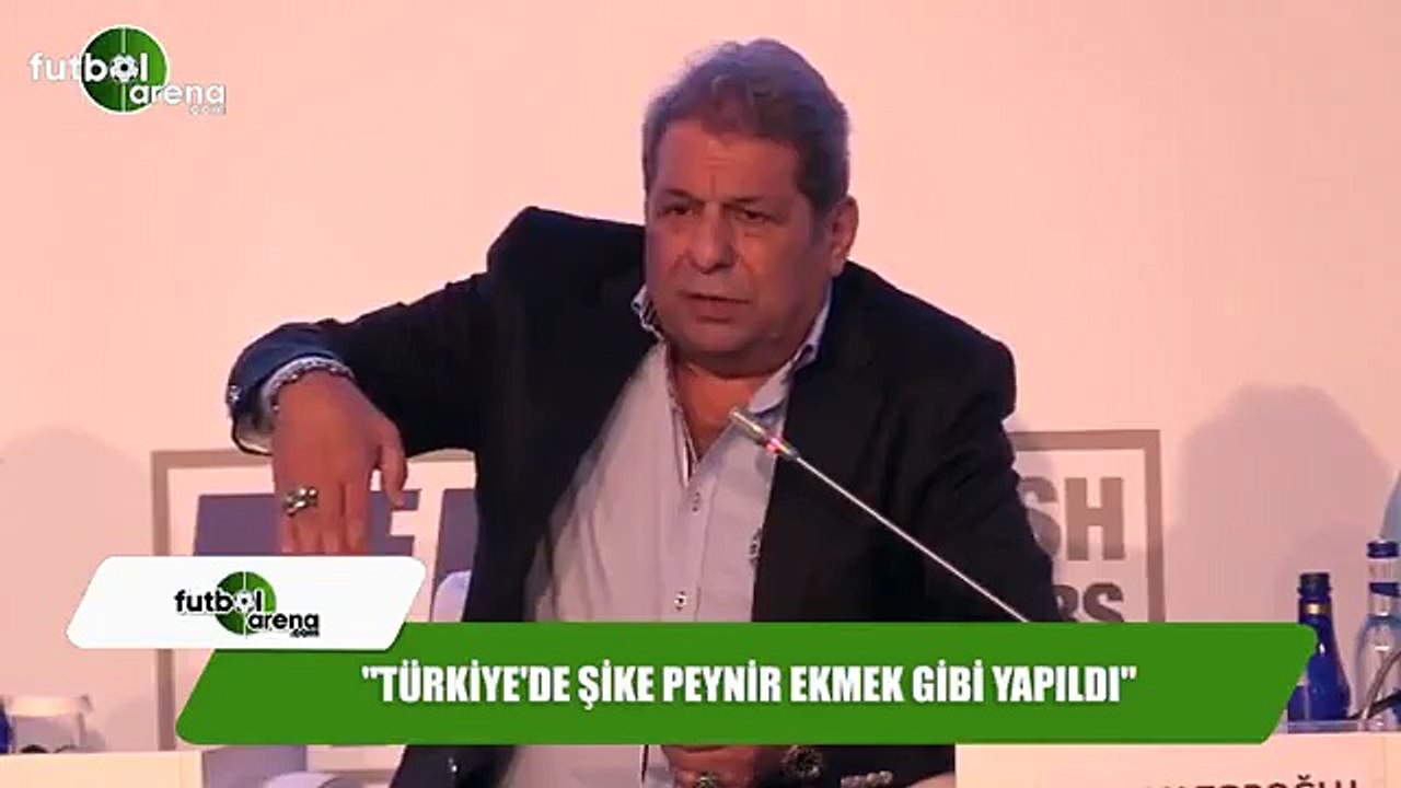 Erman Toroğlu: Türkiye'de şike, peynir ekme...